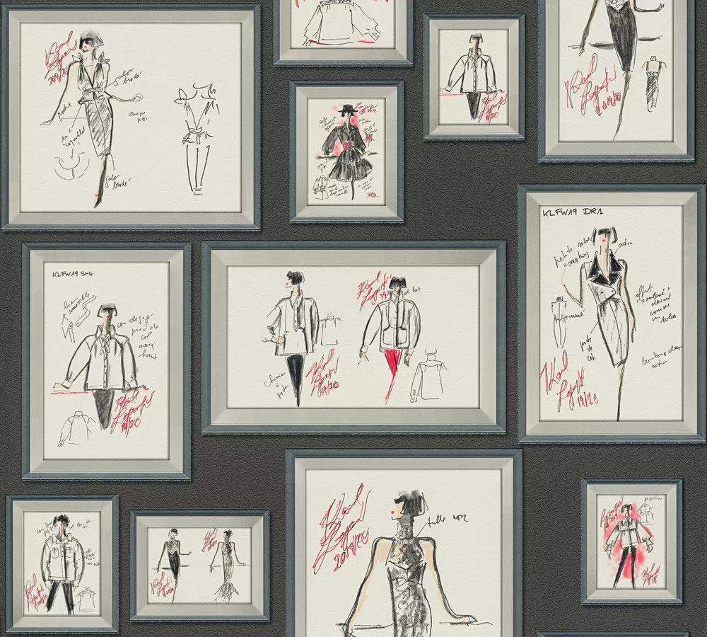 37846-1 Flis tapeta za zid Karl Lagerfeld | Ljepilo besplatno - AS Création