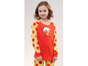 Dječja duga pidžama Little Chicken Djeca - Djevojčice - Pidžama za djevojčice - Pidžama djevojke s dugim rukavima