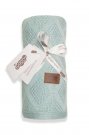 DETEXPOL Pletena deka od bambusa za dječja kolica mint Bamboo, 80/100 cm Deke i vreće za spavanje - pletene deke