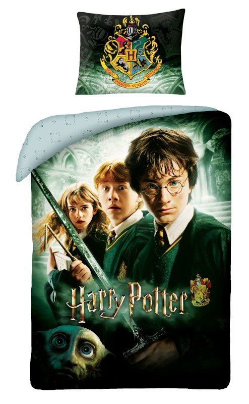 HALANTEX Premium posteljina Harry Potter pamuk, 140/200, 70/90 cm - Posteljina sa licencijom