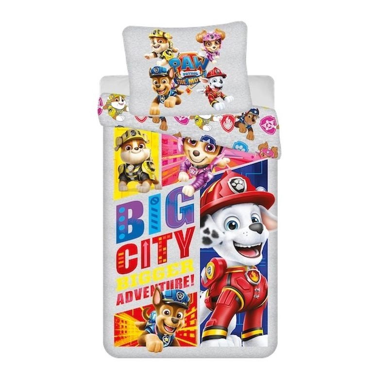 JERRY Fabrics Posteljina Paw Patrol 303 Pamuk, 140/200, 70/90 cm - Posteljina sa licencijom