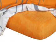 Plahta frotir narančasta B Posteljina za krevete - Plahte - Frotir plahte