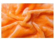 Plahta mikroflanel narančasta svijetla | 180x200x20 cm Posteljina za krevete - Plahte - Mikroflanel plahte
