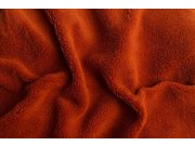 Plahta mikroflanel terakota | 180x200x20 cm Posteljina za krevete - Plahte - Mikroflanel plahte