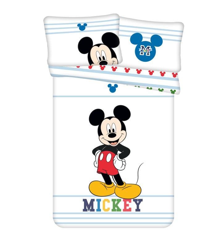 JERRY TKANINE Posteljina za krevetić Mickey colors baby pamuk, 100/135, 40/60 cm - Posteljina za krevetiće