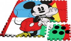 Podna slagalica od pjene EUROSWAN Mickey Eva, 9 komada u vrećici cm Igračke i oprema - puzzle, igre