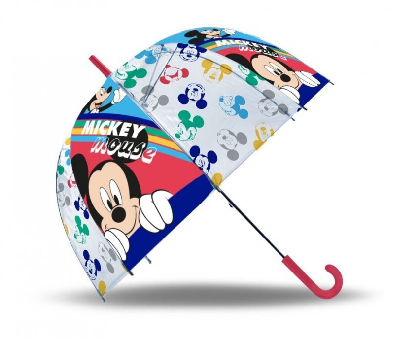 EUROSWAN Mickey POE prozirni kišobran, promjera 70 cm - kišobrani