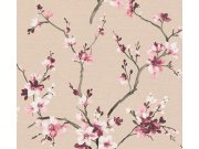 Tapete od flisa trešnjin cvijet 38520-3 Desert Lodge | Ljepilo besplatno