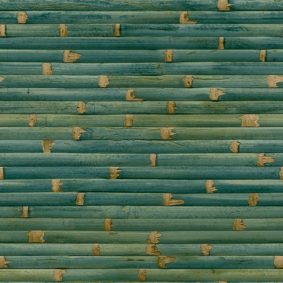 Zelena flis tapeta za zid, imitacija bambusa WL1101 | Ljepilo besplatno - Grandeco
