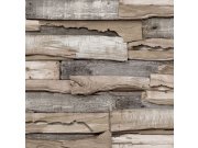 Flis tapeta za zid, imitacija drva, drvene daske, WL1002 | Ljepilo besplatno Grandeco