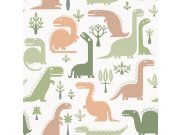 Dječja tapeta Dinosaur šarena LL-10-12-8 | Ljepilo besplatno