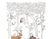 Foto tapeta šumske životinje JS6001 | 212 x 280cm | Ljepilo besplatno Grandeco