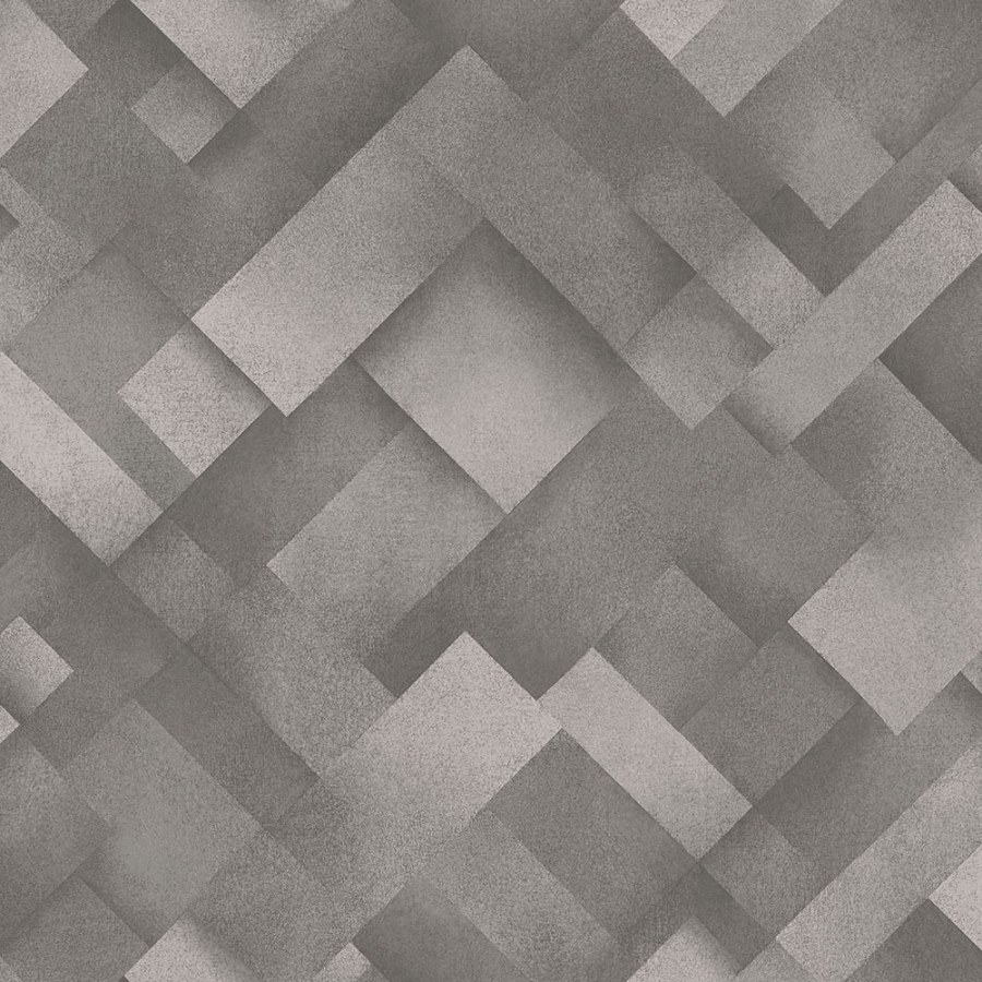 Siva geometrijska periva tapeta od flisa 235807 | Ljepilo besplatno - Na zalihama