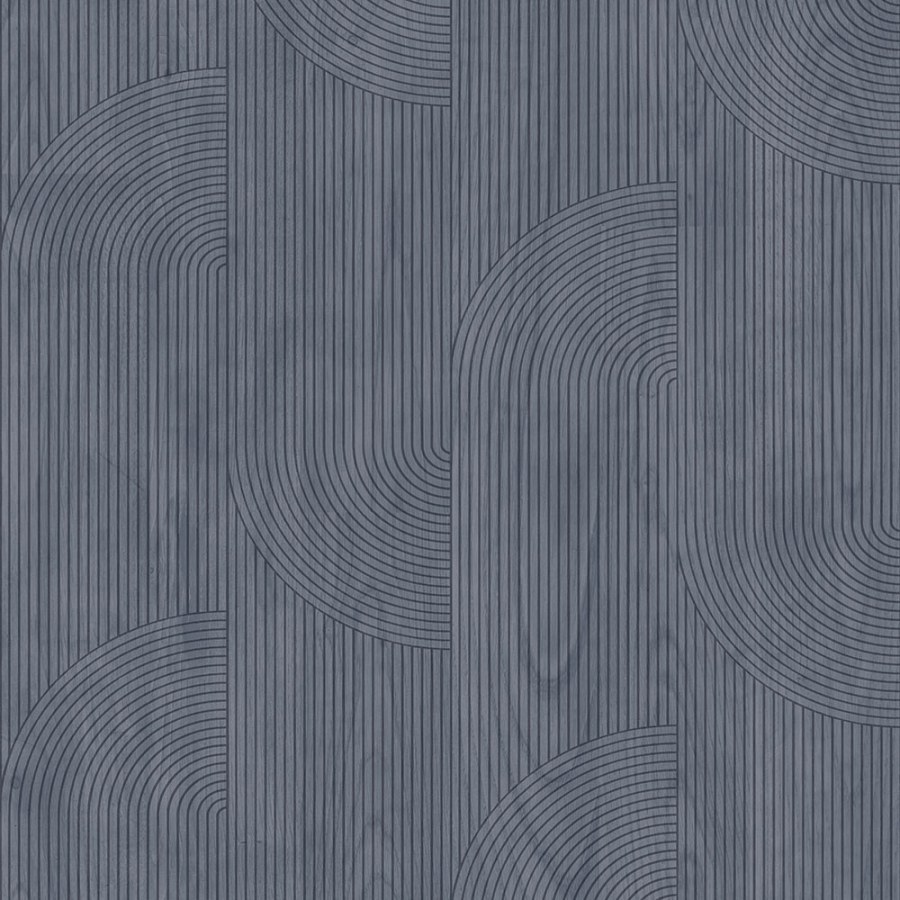 Tamno plava geometrijska periva tapeta od flisa 231601 | Ljepilo besplatno - Na zalihama
