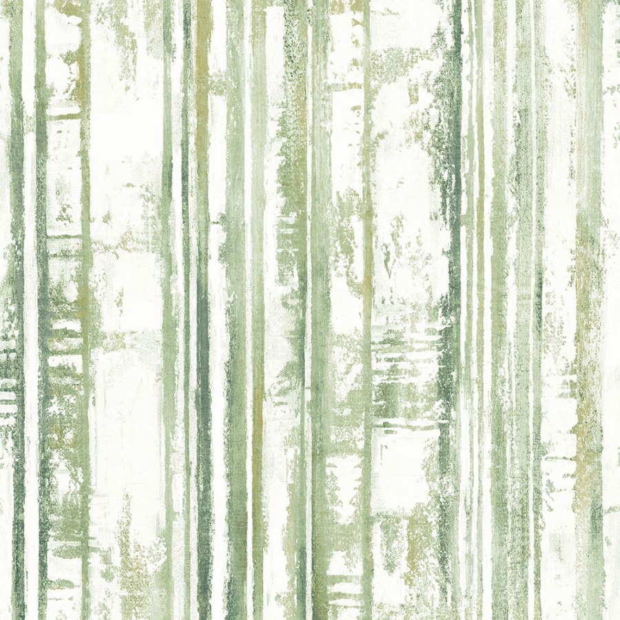 Zelena prugasta periva tapeta od flisa 229604 | Ljepilo besplatno - Na zalihama