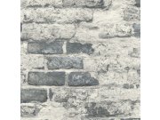 Flis tapeta sive cigle A58102 | Ljepilo besplatno Na zalihama
