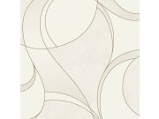 Geometrijska bijela flis tapeta A57215 | Ljepilo besplatno