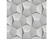Geometrijska siva flis tapeta A54604 | Ljepilo besplatno Na zalihama