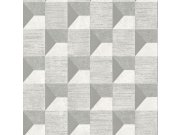 Geometrijska siva flis tapeta A48701 | Ljepilo besplatno Na zalihama