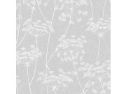 Siva flis tapeta cvijeće 33-304 | Ljepilo besplatno