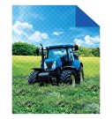 DETEXPOL Prekrivač Traktor plavi Poliester, 170/210 cm