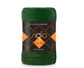 FARO Pokrivač mikropliš super mekana bočica zeleni poliester, 220/200 cm Deke i vreće za spavanje - mikro deke