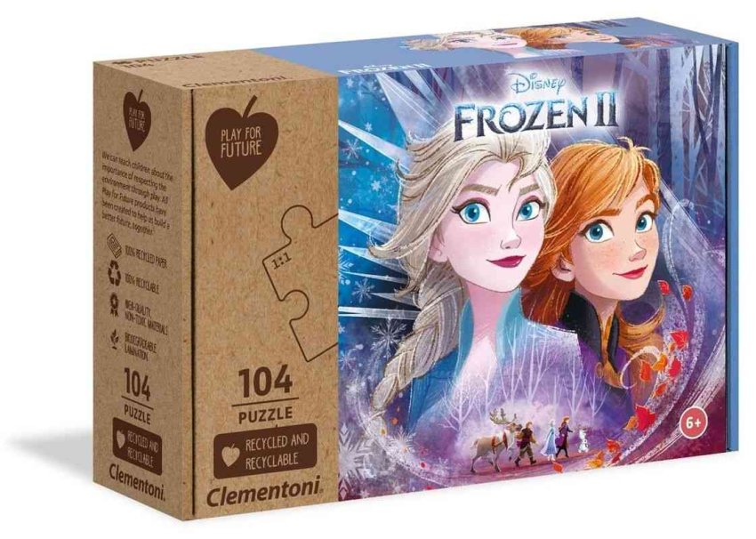 Clementoni Play For Future Puzzle Ledeno kraljevstvo reciklirani papir, 2104 komada - puzzle, igre