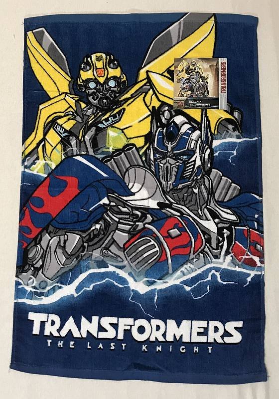 DETEXPOL Dječji ručnik Transformers Cotton - Terry, 60/40 cm - Ručnik 60x40 cm