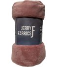 JERRY FABRICS Pokrivač mikroflannel super soft Staro ružičasti poliester, 150/200 cm