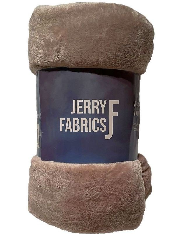 JERRY FABRICS Pokrivač mikroflannel super soft Capucino poliester, 150/200 cm - mikro deke