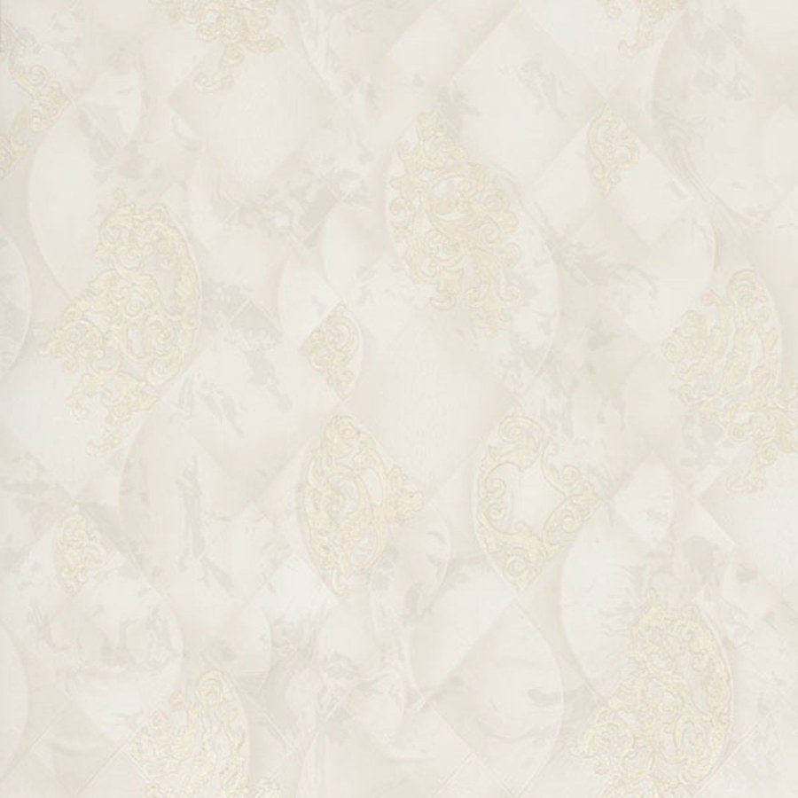 Luksuzna kremasta flis tapeta zlatne ornamenti - M31921 Magnifica Murella | Ljepilo besplatno - Zambaiti Parati