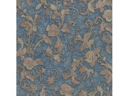 Luksuzna sivo-plava flis tapeta za zid - ornamenti -M31939 Magnifica Murella | Ljepilo besplatno Zambaiti Parati