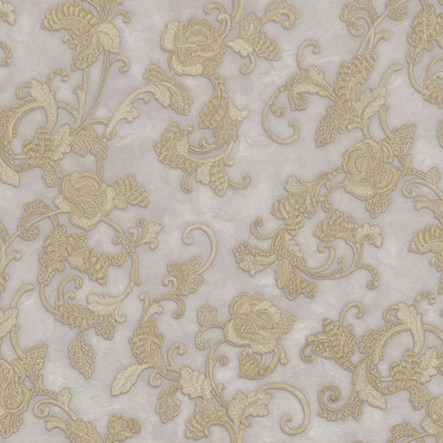 Luksuzna sivo-zlatna flis tapeta za zid - ornamenti -M31938 Magnifica Murella | Ljepilo besplatno - Zambaiti Parati