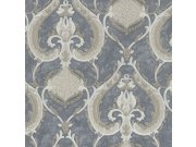 Luksuzna sivo-srebrna dvorca flis tapeta za zid - M31910 Magnifica Murella | Ljepilo besplatno Zambaiti Parati