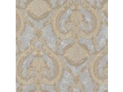Luksuzna sivo-zlatna dvorca flis tapeta za zid - M31901 Magnifica Murella | Ljepilo besplatno Zambaiti Parati