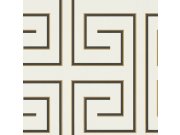 Luksuzna bijela geometrijska flis tapeta za zid Z76001, Vision | Ljepilo besplatno