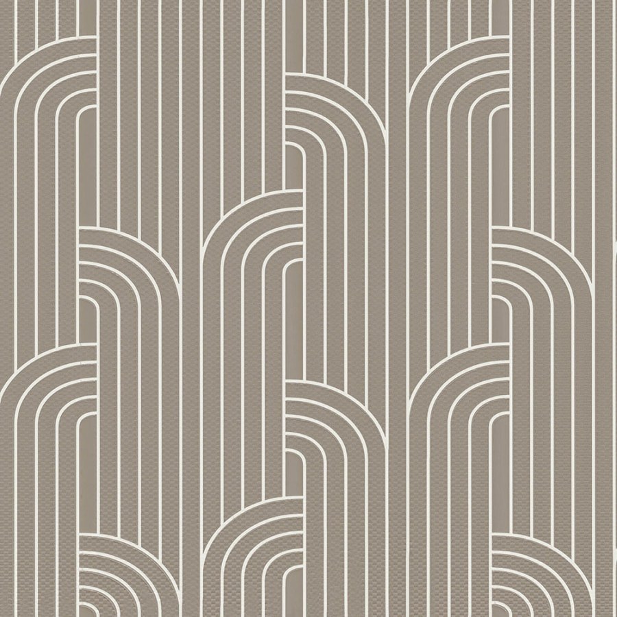 Luksuzna sivo-bež geometrijska flis tapeta za zid Z76018, Vision | Ljepilo besplatno - Zambaiti Parati