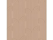 Luksuzna zlatno-bež geometrijska flis tapeta Z76042, Vision | Ljepilo besplatno