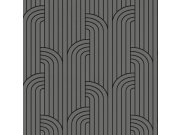 Luksuzna siva geometrijska flis tapeta za zid Z76005, Vision | Ljepilo besplatno