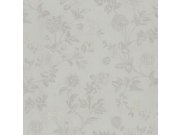 Bijela flis tapeta za zid cvijeće, Z66805, Satin Flowers | Ljepilo besplatno Zambaiti Parati
