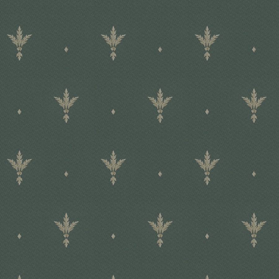 Zelena flis dvorska tapeta za zid, Z66851, Satin Flowers | Ljepilo besplatno - Zambaiti Parati