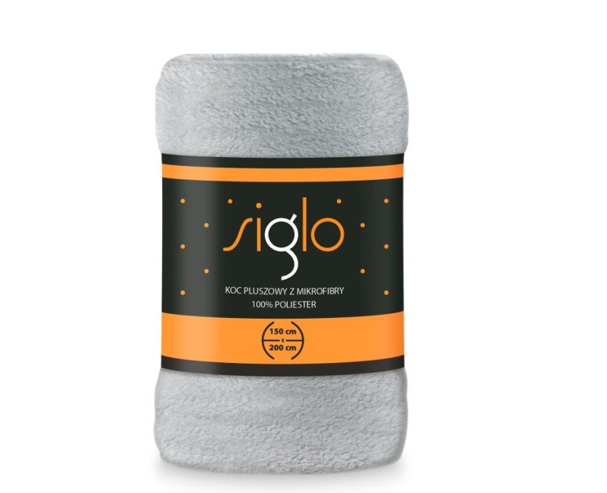 FARO Microplush deka super soft svijetlo sivi poliester, 150/200 cm - mikro deke