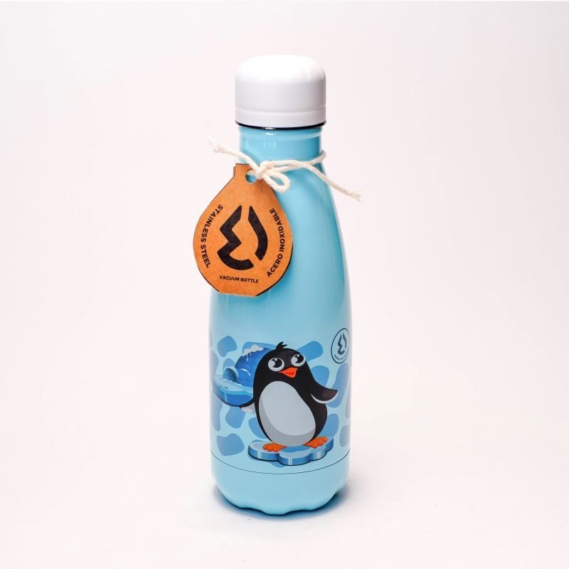 Water Revolution Dječja termos boca od nehrđajućeg čelika Penguin Food-grade nehrđajući čelik 18/8, 350 ml - boce za vodu