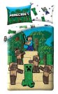 HALANTEX Posteljina Minecraft Creeper i Steve Cotton, 140/200, 70/90 cm Posteljina sa licencijom