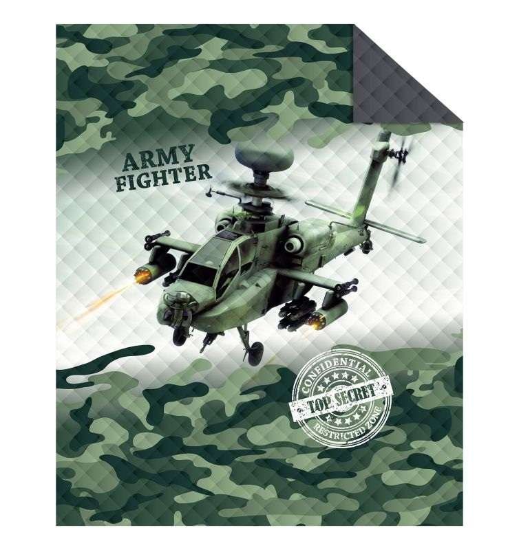 DETEXPOL Prekrivač Army Helicopter Poliester, 170/210 cm - Pokrivači