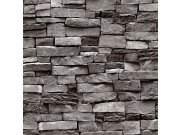 Periva vinilna tapeta kamena zid siva 555193 | Ljepilo besplatno Na zalihama