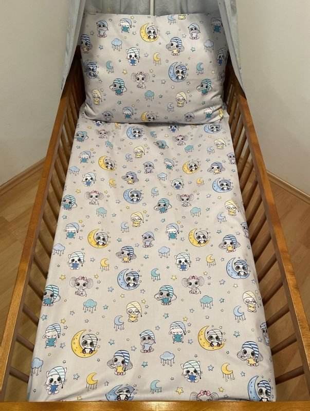 SDS posteljina za krevetić Sleepers Cotton, 90/130, 45/60 cm - Posteljina za krevetiće