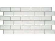 3D zidni panel bijela cigla 3D zidne panele