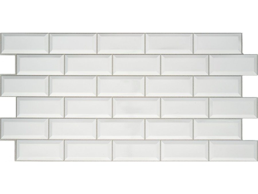 3D zidni panel bijela cigla - 3D zidne panele