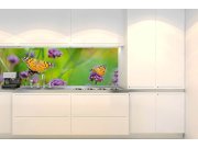 Samoljepljiva fototapeta za kuhinju KI-180-113 Leptirići | 180 x 60 cm Samoljepljive - Za kuhinje